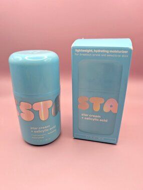 Starface Star Cream + Salicylic Acid, Moisturizer for Blemish Prone Skin, NEW
